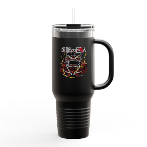 Attack On Titan Colossal Titan Insulated Travel Mug Attack On Titan Colossal Titan Insulated Travel Mug