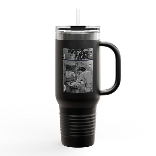 Attack On Titan Eren Yeager Insulated Travel Mug Attack On Titan Eren Yeager Insulated Travel Mug