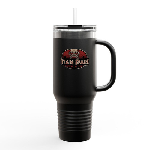 Attack On Titan Titan Park Insulated Travel Mug Attack On Titan Titan Park Insulated Travel Mug