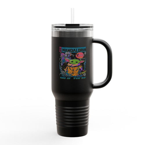 Baby Yoda The Mandalorian The Child Insulated Travel Mug Baby Yoda The Mandalorian The Child Insulated Travel Mug
