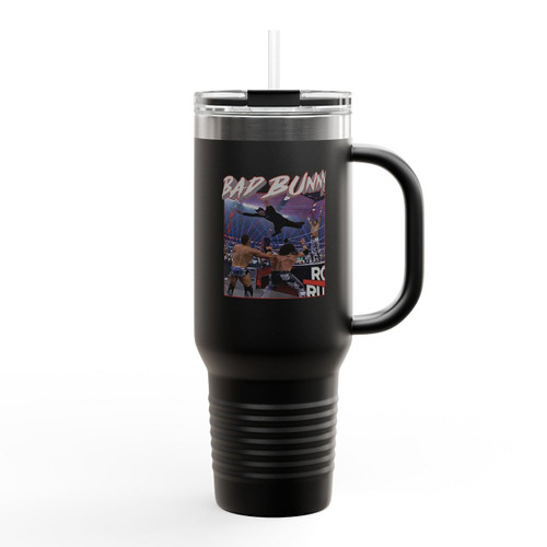 Bad Bunny Bad Insulated Travel Mug