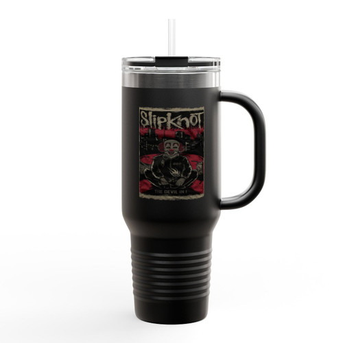 Slipknot Rock Band Metal Band Merch Insulated Travel Mug