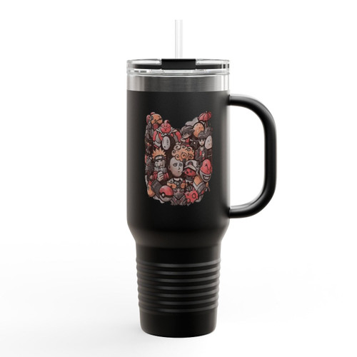 Anime Characters Art Insulated Travel Mug Anime Characters Art Insulated Travel Mug