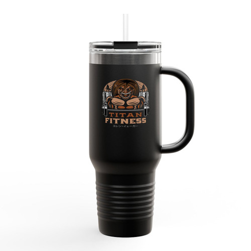 Attack On Fitness Insulated Travel Mug Attack On Fitness Insulated Travel Mug