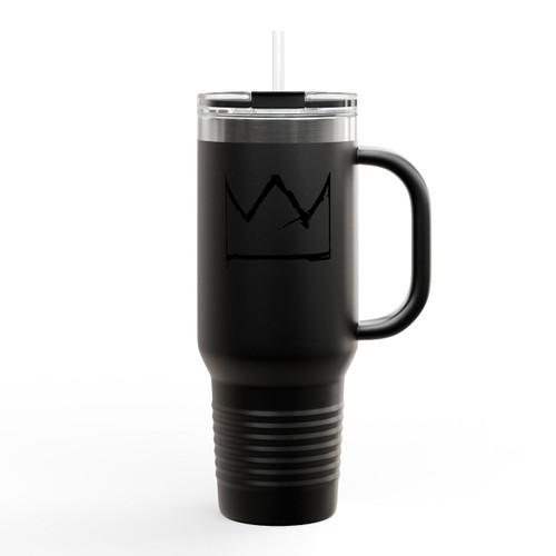 Basquiat Crown Jean Michel Basquiat Graffiti Insulated Travel Mug Basquiat Crown Jean Michel Basquiat Graffiti Insulated Travel Mug
