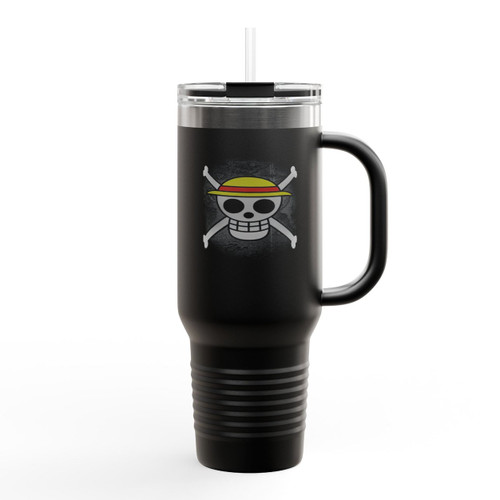 Straw Hat Pirates Skull One Piece Insulated Travel Mug Straw Hat Pirates Skull One Piece Insulated Travel Mug