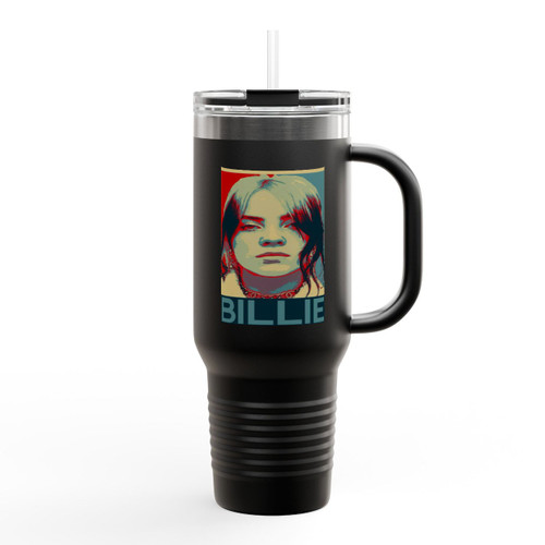 Billie Eilish Bellyache Insulated Travel Mug Billie Eilish Bellyache Insulated Travel Mug