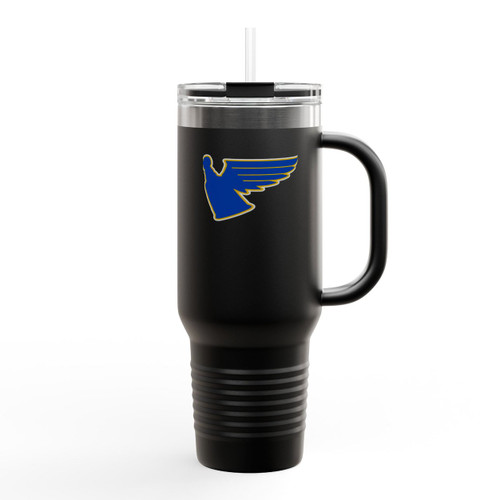 Blue Blues Stanley Cup Logo Insulated Travel Mug Blue Blues Stanley Cup Logo Insulated Travel Mug