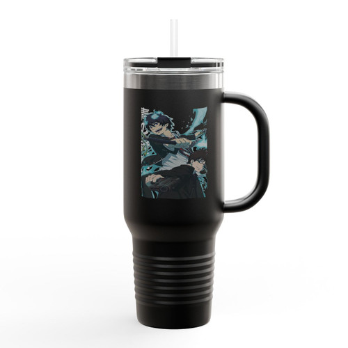 Blue Exorcist Rin And Yukio Okumura Insulated Travel Mug Blue Exorcist Rin And Yukio Okumura Insulated Travel Mug