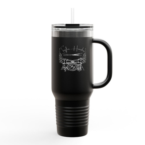 Taylor Hawkins Memorial Foo Fighters Taylor Hawkins Drummer Insulated Travel Mug Taylor Hawkins Memorial Foo Fighters Taylor Hawkins Drummer Insulated Travel Mug