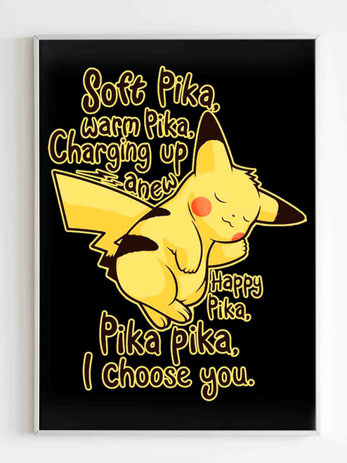 Soft Pikachu Poster Soft Pikachu Poster