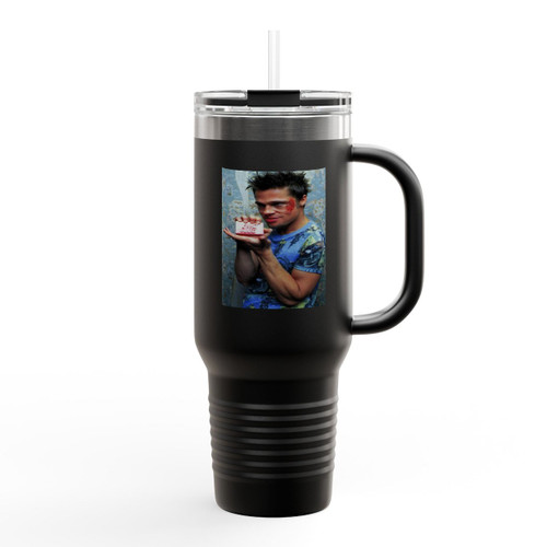 Brad Pitt Insulated Travel Mug Brad Pitt Insulated Travel Mug