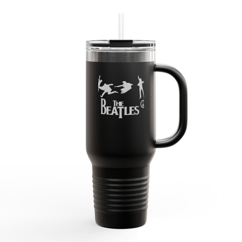The Beatles Band Peace Band Insulated Travel Mug