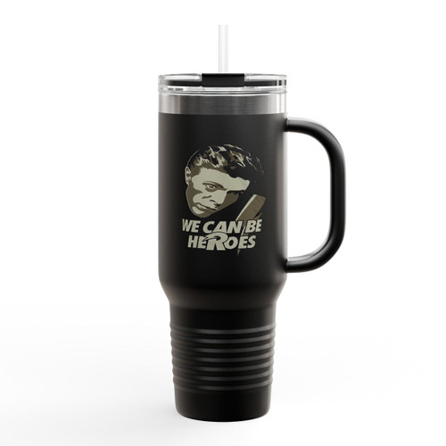 David Bowie We Can Be Heroes Insulated Travel Mug