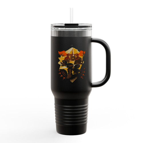 Final Fantasy Ix Art Insulated Travel Mug Final Fantasy Ix Art Insulated Travel Mug