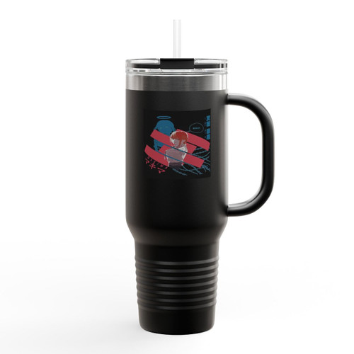 Chainsaw Man Makima Anime Insulated Travel Mug Chainsaw Man Makima Anime Insulated Travel Mug