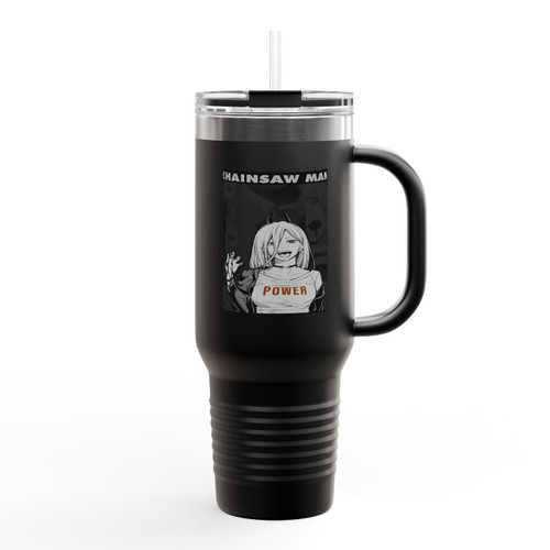 Chainsaw Man Power Devil Hunter Insulated Travel Mug Chainsaw Man Power Devil Hunter Insulated Travel Mug