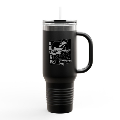 Chuck Berry Legend Of Rock And Roll Insulated Travel Mug Chuck Berry Legend Of Rock And Roll Insulated Travel Mug