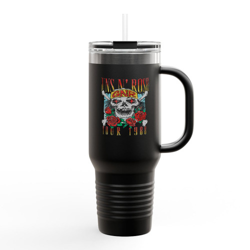 Guns N Roses Tour 1988 Insulated Travel Mug Guns N Roses Tour 1988 Insulated Travel Mug