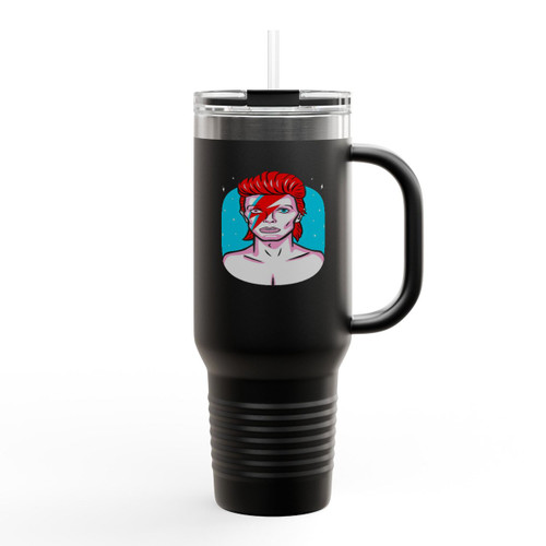 David Bowie Insulated Travel Mug