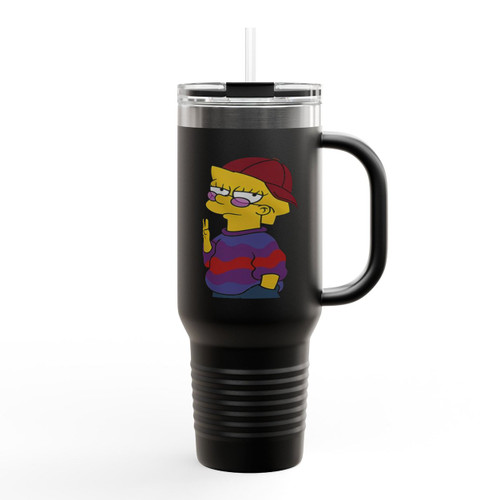 The Simpson Family Bart Lisa Simpson Insulated Travel Mug The Simpson Family Bart Lisa Simpson Insulated Travel Mug