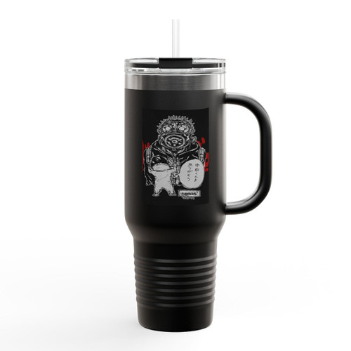 Dorohedoro Shin And Chibi Insulated Travel Mug Dorohedoro Shin And Chibi Insulated Travel Mug
