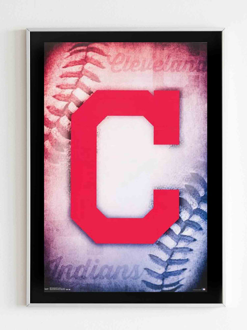 Cleveland Indians Mlb Baseball Team Logo Poster