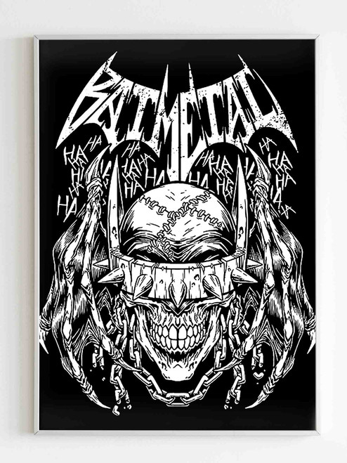 Batmetal Joker Hahaha Poster