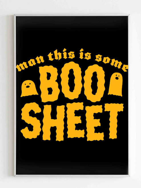 Boo Sheet Poster