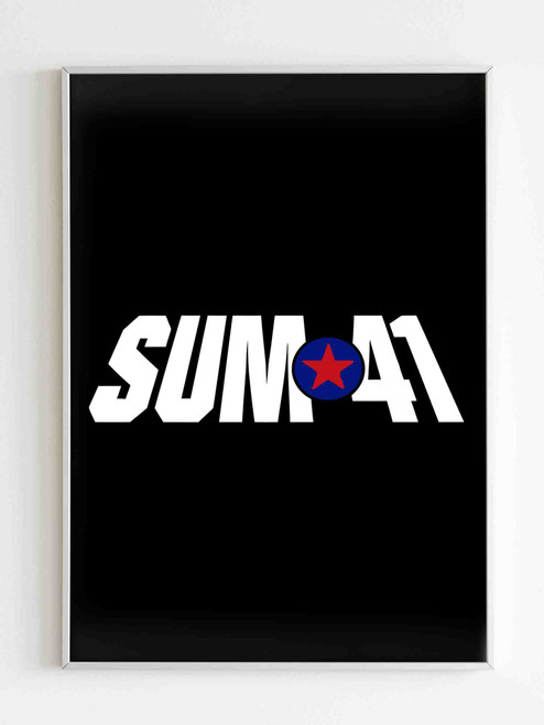 Sum 41 Logo Poster