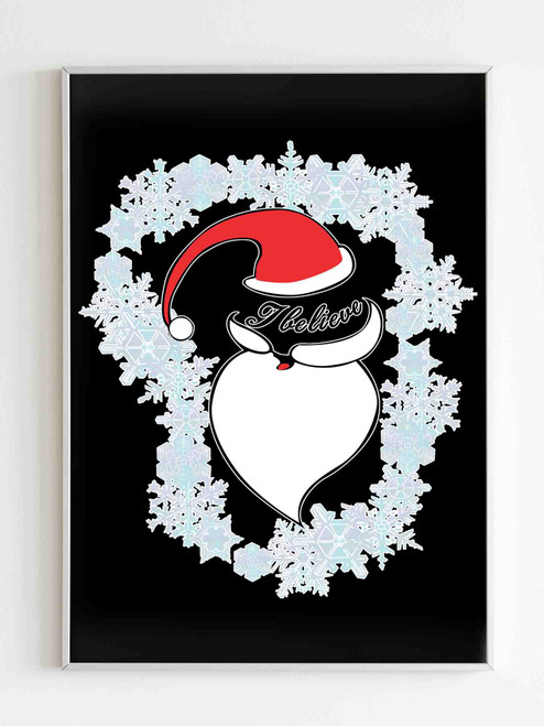 I Believe Santa Poster