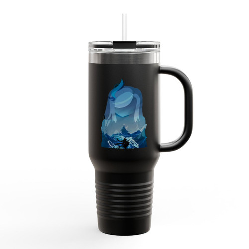 Shenhe Genshin Impact Silhouette Insulated Travel Mug