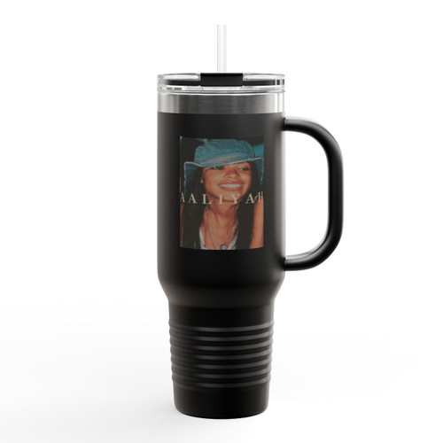 Rnb Aaliyah Vintage Rap Insulated Travel Mug Rnb Aaliyah Vintage Rap Insulated Travel Mug