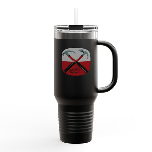 Roger Waters Pink Floyd Hammers Insulated Travel Mug Roger Waters Pink Floyd Hammers Insulated Travel Mug