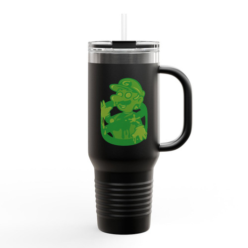 Goobuster Mario Insulated Travel Mug Goobuster Mario Insulated Travel Mug