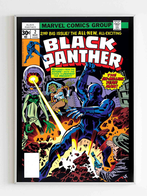 Black Panther Comic Cover Wallpaper Poster