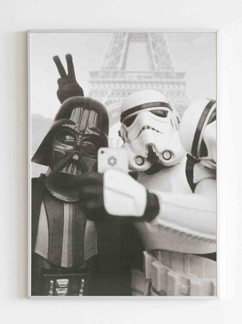 Darth Vader Stormtrooper Selfie Poster