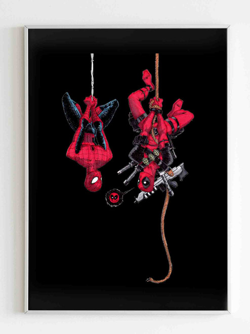 Deadpool Like Spiderman Poster