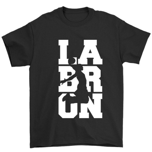 Labron Basketball V2 White Man's T-Shirt Tee