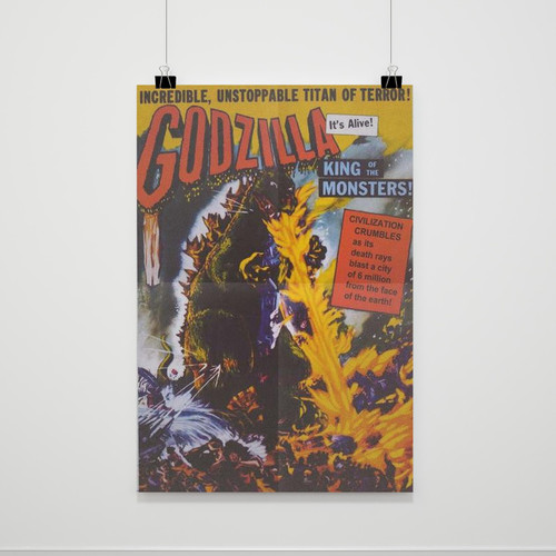 Godzilla Vintage Classic Poster