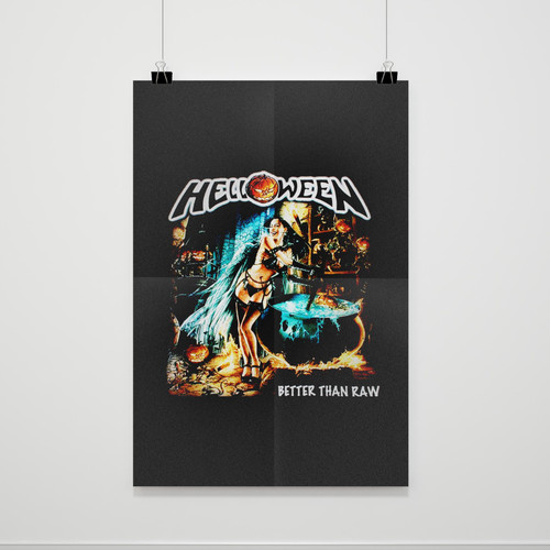 Helloween Better Than Raw Gamma Ray Rage Iron Saviour Poster