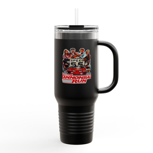 Cannonball Run Retro 1980S Movie Insulated Travel Mug Cannonball Run Retro 1980S Movie Insulated Travel Mug