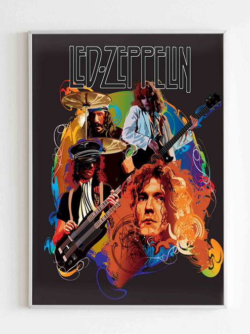 Led Zeppelin Art Wallpaper Poster