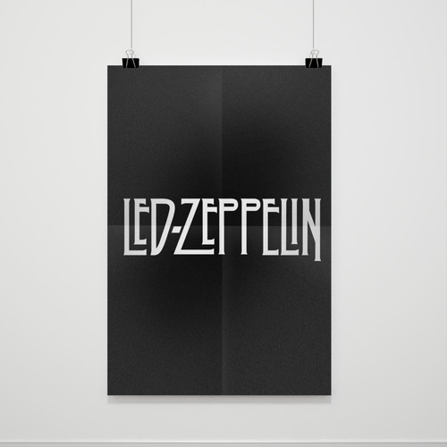 Led Zeppelin Logo Wallpaper Poster
