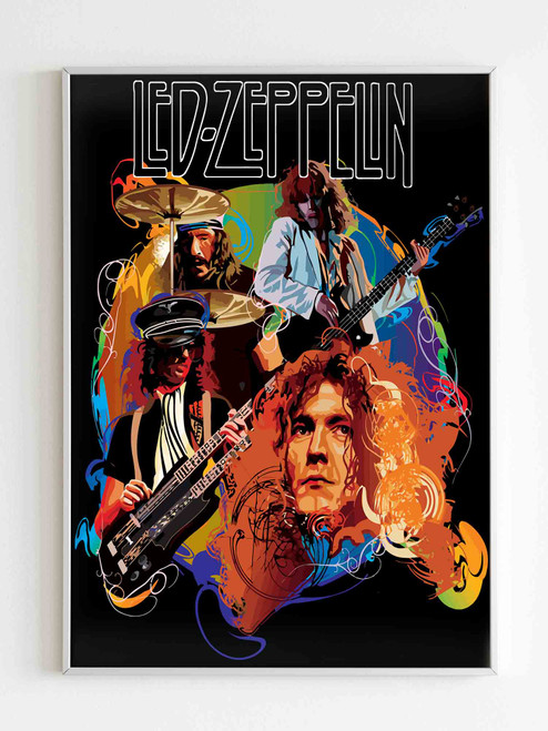 Led Zeppelin Rock Legend Wallpaper Poster Led Zeppelin Rock Legend Wallpaper Poster