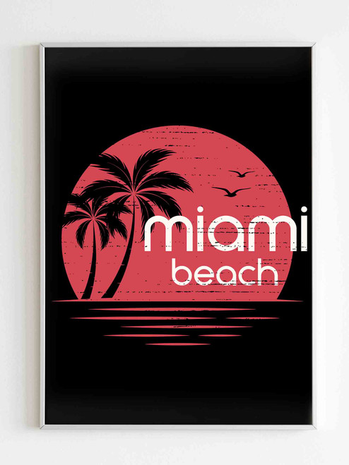 Miami Beach Wallpaper Poster