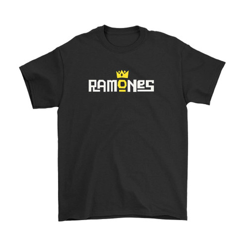 Ramones Logo Funny Man's T-Shirt Tee Ramones Logo Funny Man's T-Shirt Tee