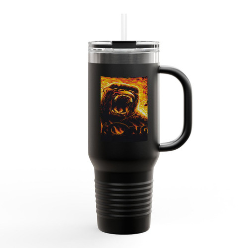 King Kong King Of Monsters Insulated Travel Mug King Kong King Of Monsters Insulated Travel Mug