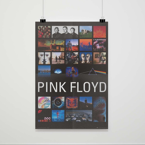 Pink Floyd Album Covers Poster