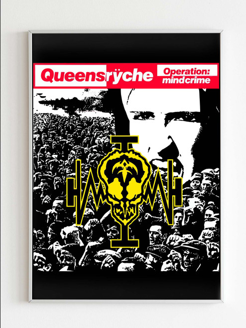 Queensryche Operation Mindcrime 88 Progressive Metal Savatage Poster